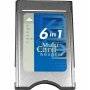 PCMCIA 6-in-1 multi card reader/adapter