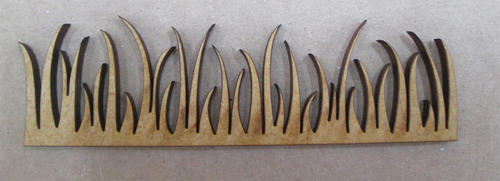 The Velvet Attic - Wood blank laser cutout  - Grass