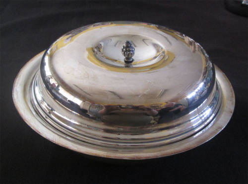 Seranco Silver Plated Vegetable Dish with Cover & 3 Divisions