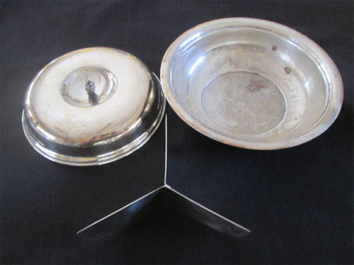 Seranco Silver Plated Vegetable Dish with Cover & 3 Divisions