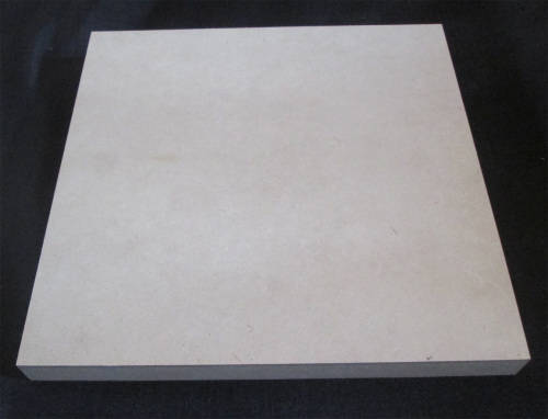 The Velvet Attic - Wood blank MDF - Wooden Canvas - Square - 20x20x2cm