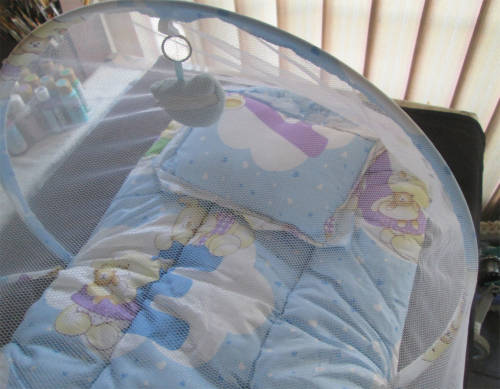Baby Mosquito Protection Playmat in Zip Up Bag