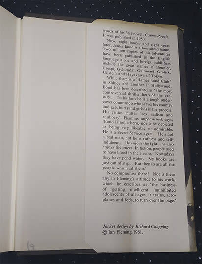 Thunderball by Ian Fleming 1st Edition