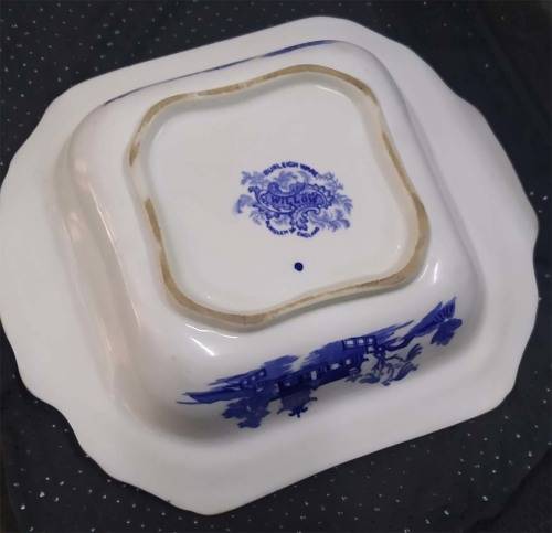 Blue Willow Pattern Burleigh Ware Serving Dish