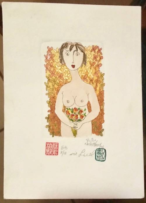 Pieter van Westhuizen Female Nude Early Work (1996) Signed, Edition 8/12