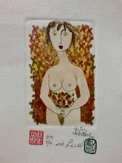 Pieter van Westhuizen Female Nude Early Work (1996) Signed, Edition 8/12