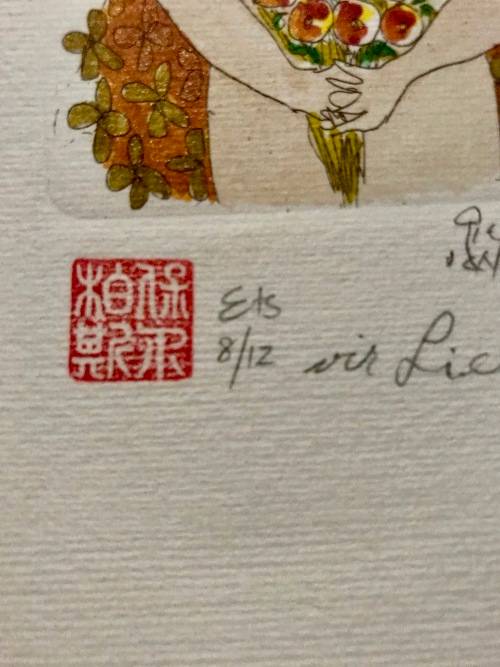 Pieter van Westhuizen Female Nude Early Work (1996) Signed, Edition 8/12