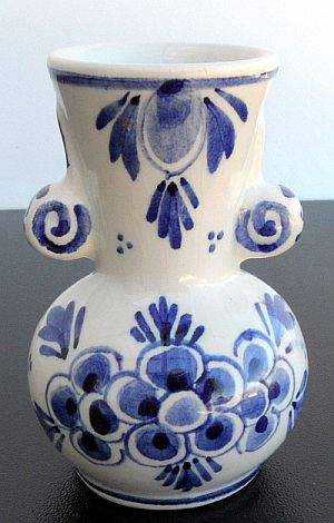 DELFT MINIATURE VASE,MARKED EXCELLENT CONDITION