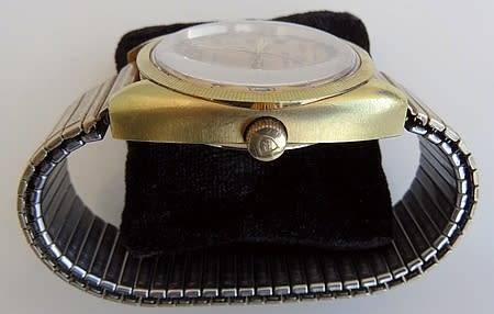 NIVADA  AUTOMATIC WATCH  DAY DATE GOLD PLATED CASE G 20 WORKING  SWISS MADE CA 1968/70's