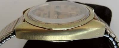 NIVADA  AUTOMATIC WATCH  DAY DATE GOLD PLATED CASE G 20 WORKING  SWISS MADE CA 1968/70's
