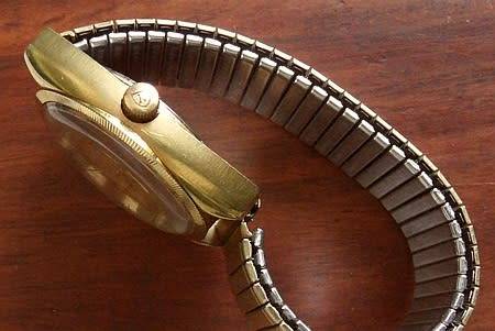 NIVADA  AUTOMATIC WATCH  DAY DATE GOLD PLATED CASE G 20 WORKING  SWISS MADE CA 1968/70's