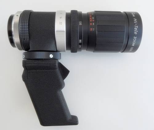 SUN HI-TELE ZOOM 85-210/ 4.8  M 42 SCREWMOUNT WITH TRIGGER GRIP