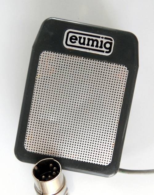 VINTAGE EUMIG MICROPHONE 700 U 130 MADE IN AUSTRIA ca 1960`s