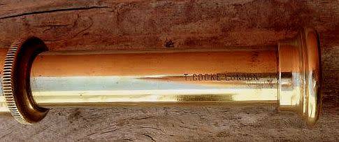 T.COOKE LONDON  FIVE EXTENSIONS BRASS TELESCOPE WORKING VERY WELL