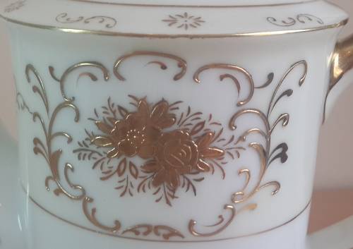 *RARE* Hand-Painted "Shofu" Occupied Japan Coffee Set *COMPLETE*