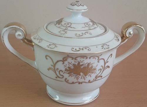 *RARE* Hand-Painted "Shofu" Occupied Japan Coffee Set *COMPLETE*