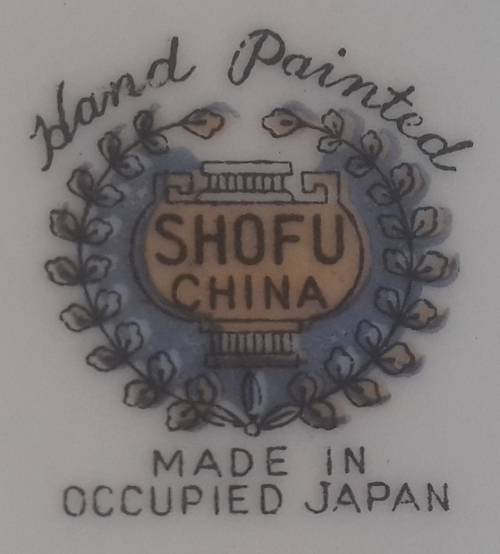 *RARE* Hand-Painted "Shofu" Occupied Japan Coffee Set *COMPLETE*