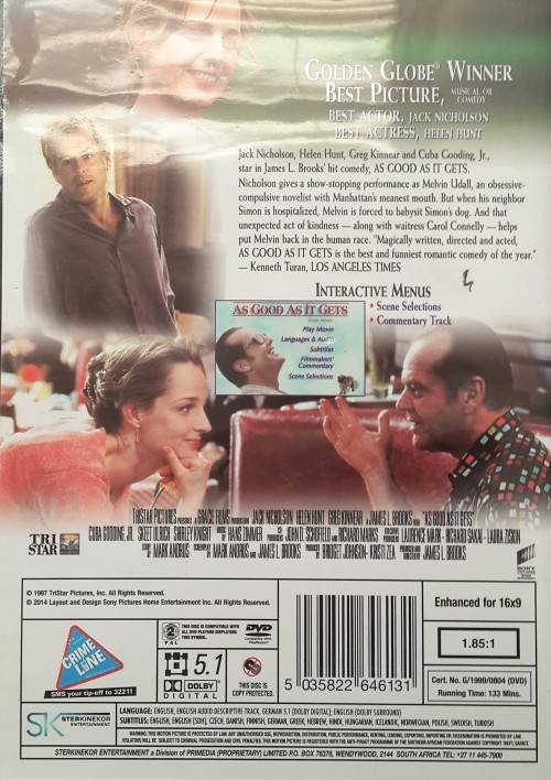 As Good As It Gets (DVD)