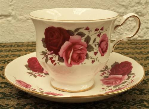 Queen Anne "Red Roses" Tea Duo (2 available)