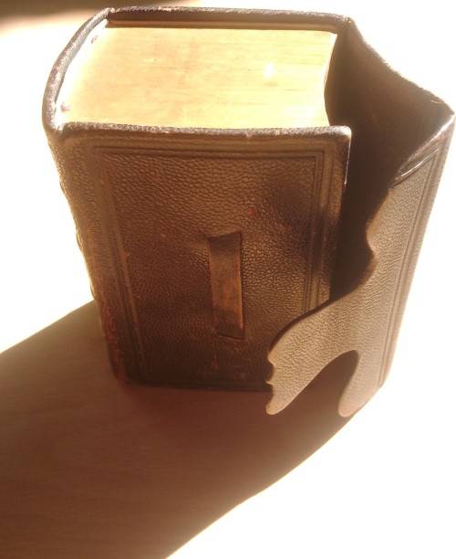 Dutch Leather Pocket Bible (1886)
