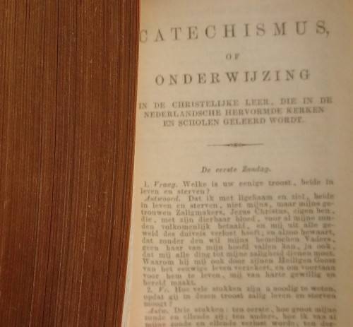 Dutch Leather Pocket Bible (1886)