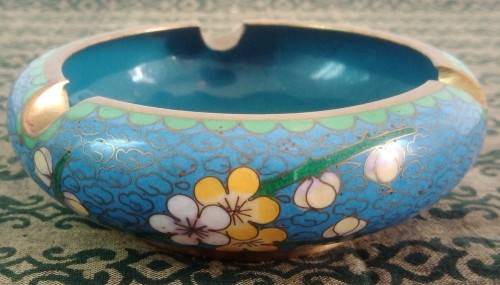 Cloisonne Decorative Ashtray