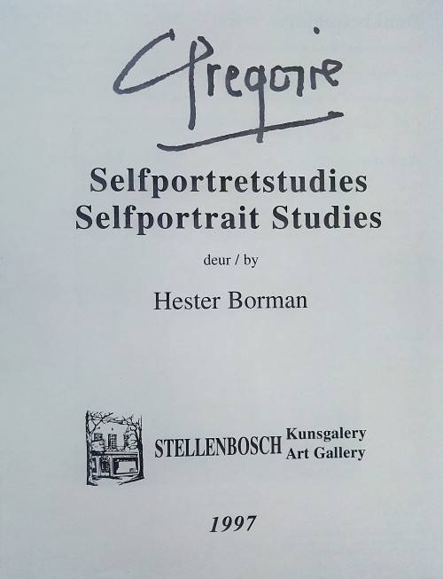 Gregoire: Selfportretstudies / Selportrait Studies !!!SIGNED BY ARTIST!!!