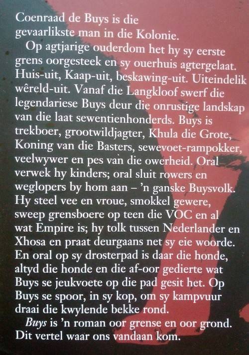 Willem Anker, Buys: 'n Grensroman
