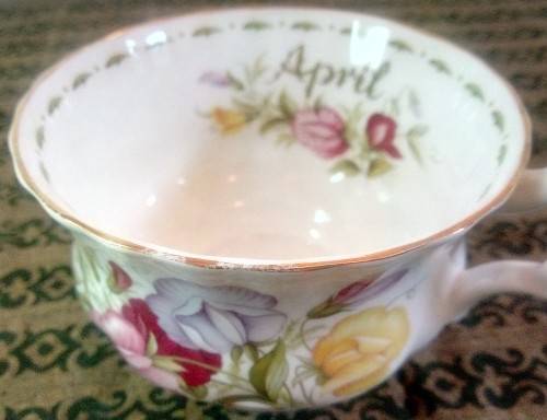 Royal Albert "Sweat Pea" Breakfast Duo (Flower of the Month: April)