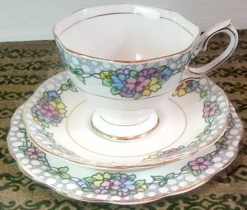 Royal Albert "Trellis" Tea Trio
