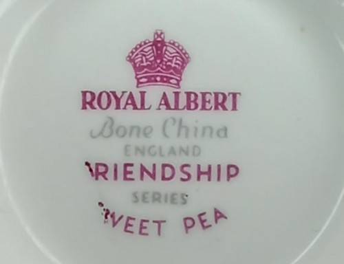 Royal Albert `Sweet Pea` (Friendship Series) Trio *RARE* (4 available)
