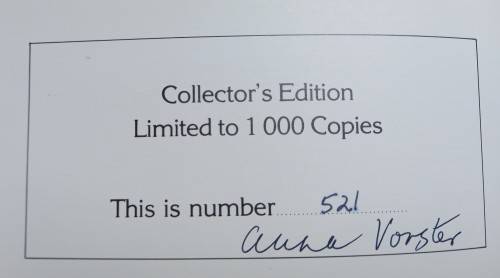 Le Riche Kruger, Anna Vorster: A Biography !!!SIGNED BY ARTIST!!!