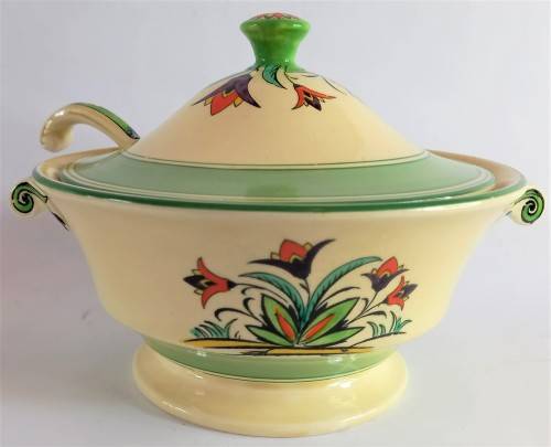 Small Minton`s Tureen with Ladle