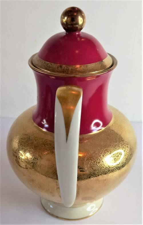 Stunning `Alka Kunst` Tea for Two Set (7 pcs)