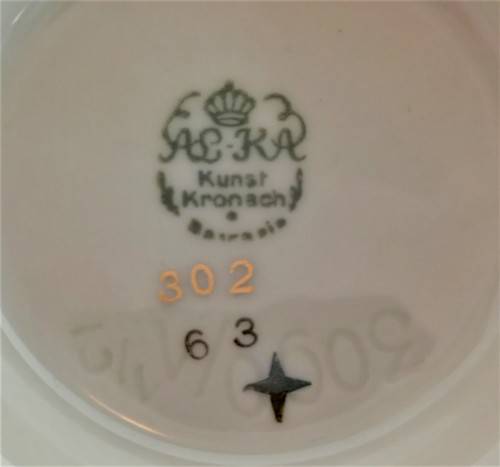 Stunning `Alka Kunst` Tea for Two Set (7 pcs)