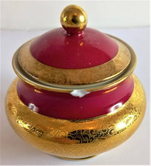 Stunning `Alka Kunst` Tea for Two Set (7 pcs)