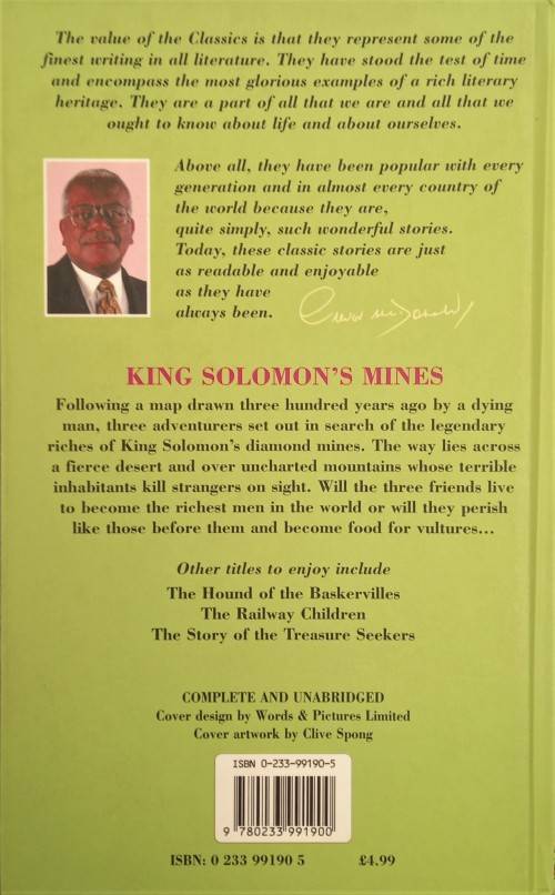 H. Rider Haggard, King Solomon`s Mines (hard cover)