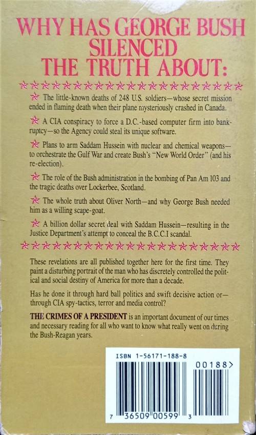 Joel Bainerman, The Crimes of a President