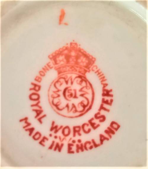 Royal Worcester `Chinese Dragon` Coffee Duo (2 available)
