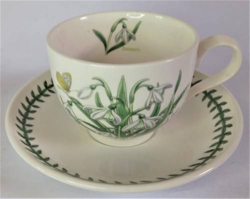 Portmeirion `Snowdrop` Tea Duo