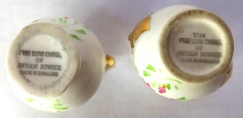 2 x Arthur Bowker Miniature Vases