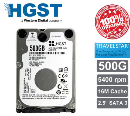 HGST Travelstar 2.5-Inch 500GB SATA III  SATA 6Gbps