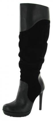 JESSICA SIMPSON Leather Suede Riding Boots