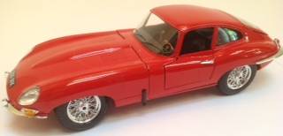 Lovely Red Jaguar E Type Coupe 1961 Sc 1/18