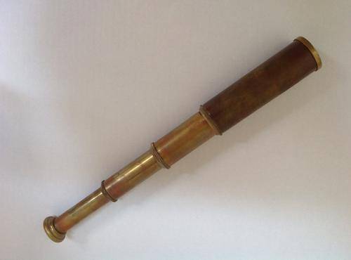 Vintage Brass Telescope