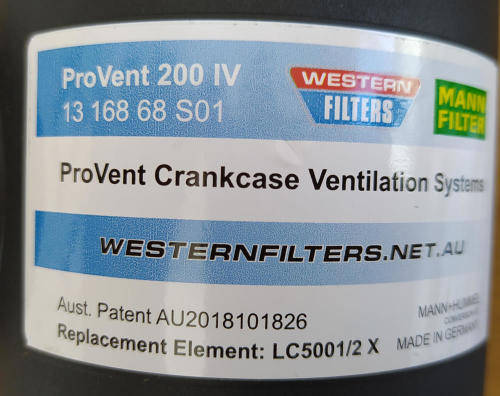 Provent Ford Ranger Catch can kit