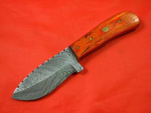 CUSTOM HAND MADE DAMASCUS HUNTING KNIFE