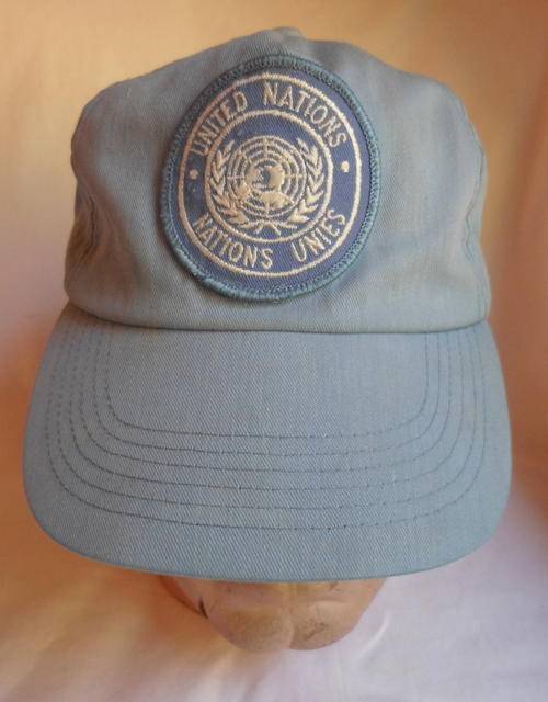 UNITED NATIONS BASEBALL CAP -SIZE ADJUSTABLE-ORIGINAL