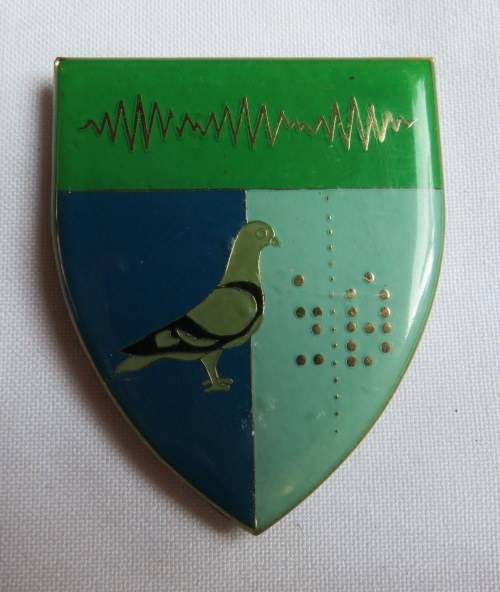 2 SIGNAL REGIMENT SILVER TYPE FLASH- NO PINS