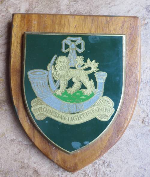 RHODESIA LIGHT INFANTRY PLAQUE